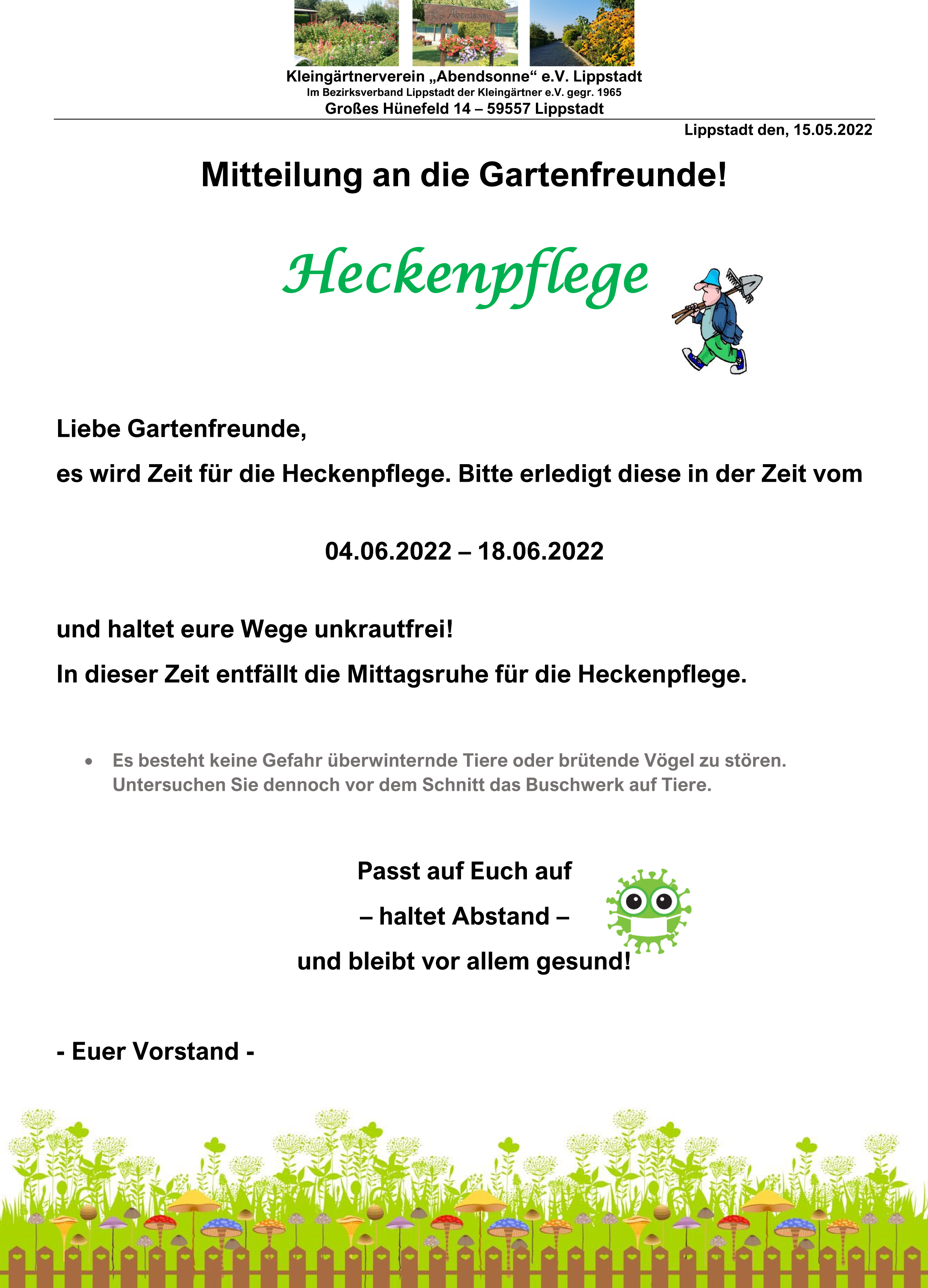 Heckenpflege